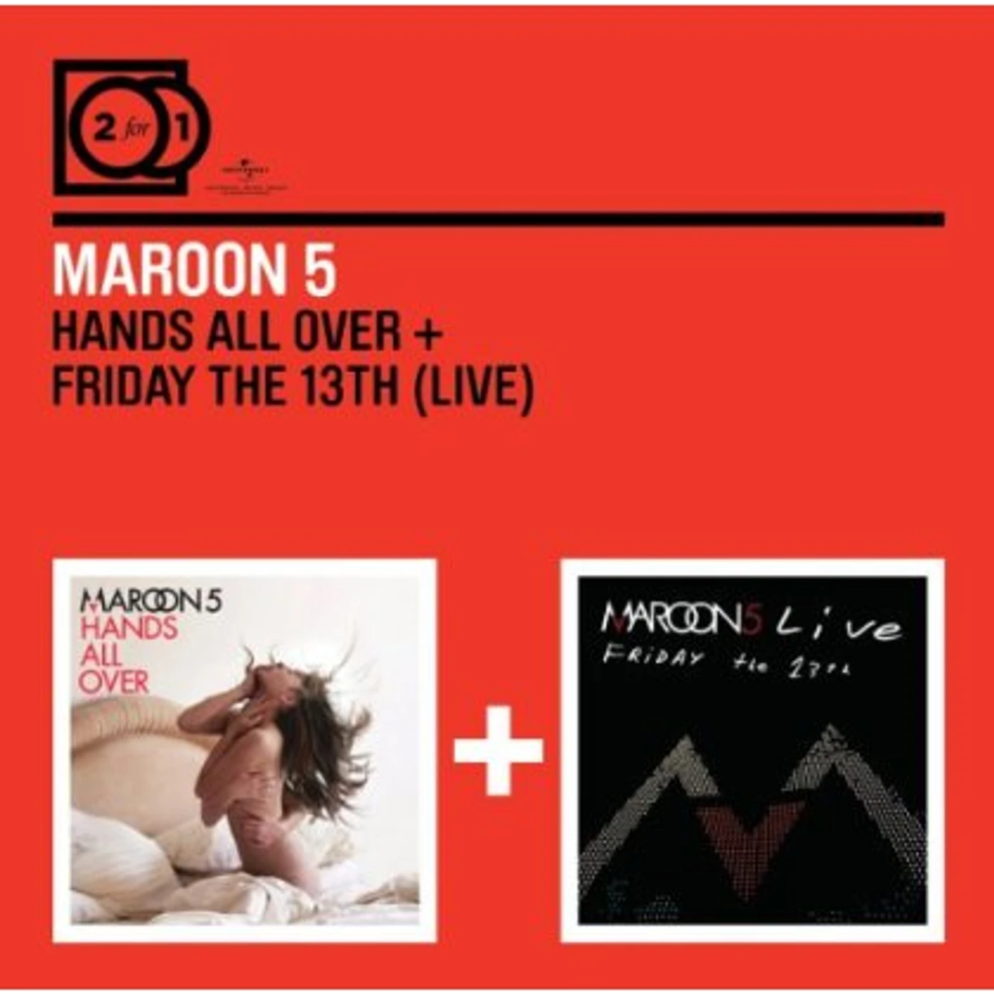 Maroon 5 HANDS ALL OVER/FRIDAY THE 13TH LIVE CD