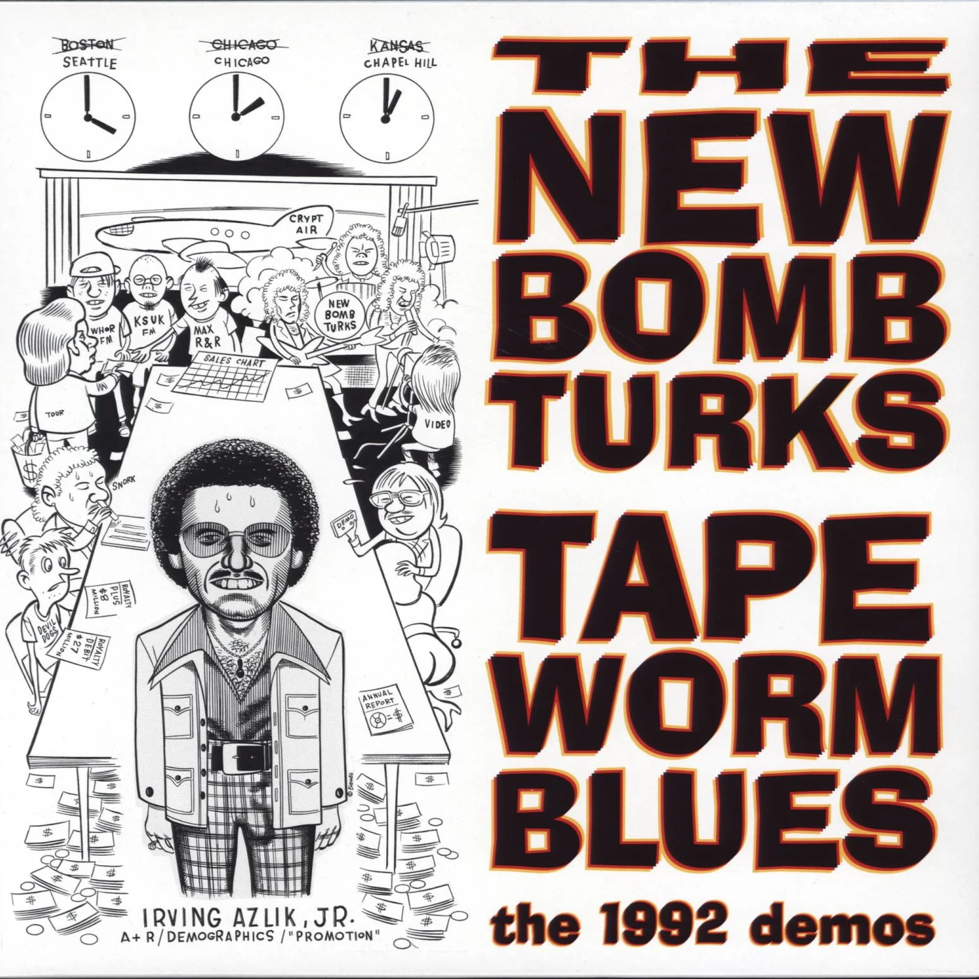 New Bomb Turks TAPEWORM BLUES (1992 DEMOS) Vinyl Record