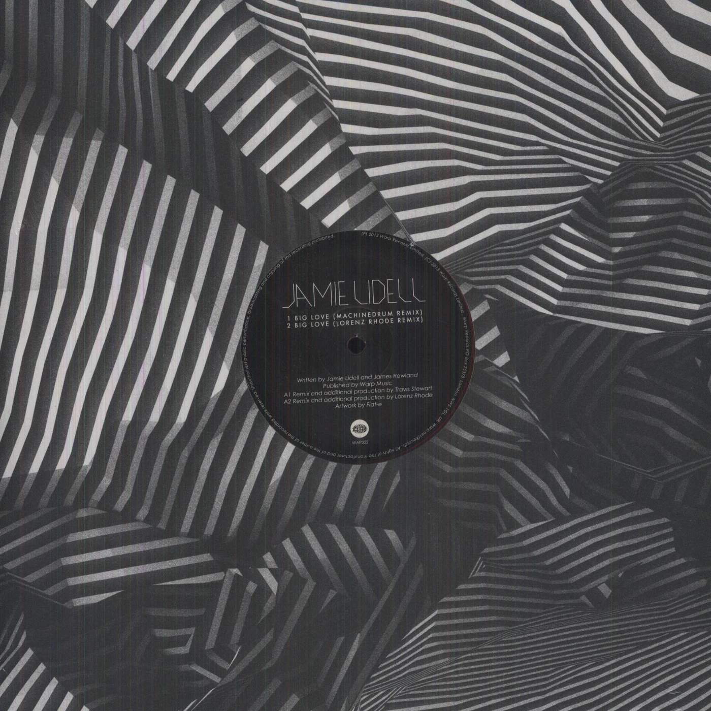 Jamie Lidell Big Love Remixes Vinyl Record