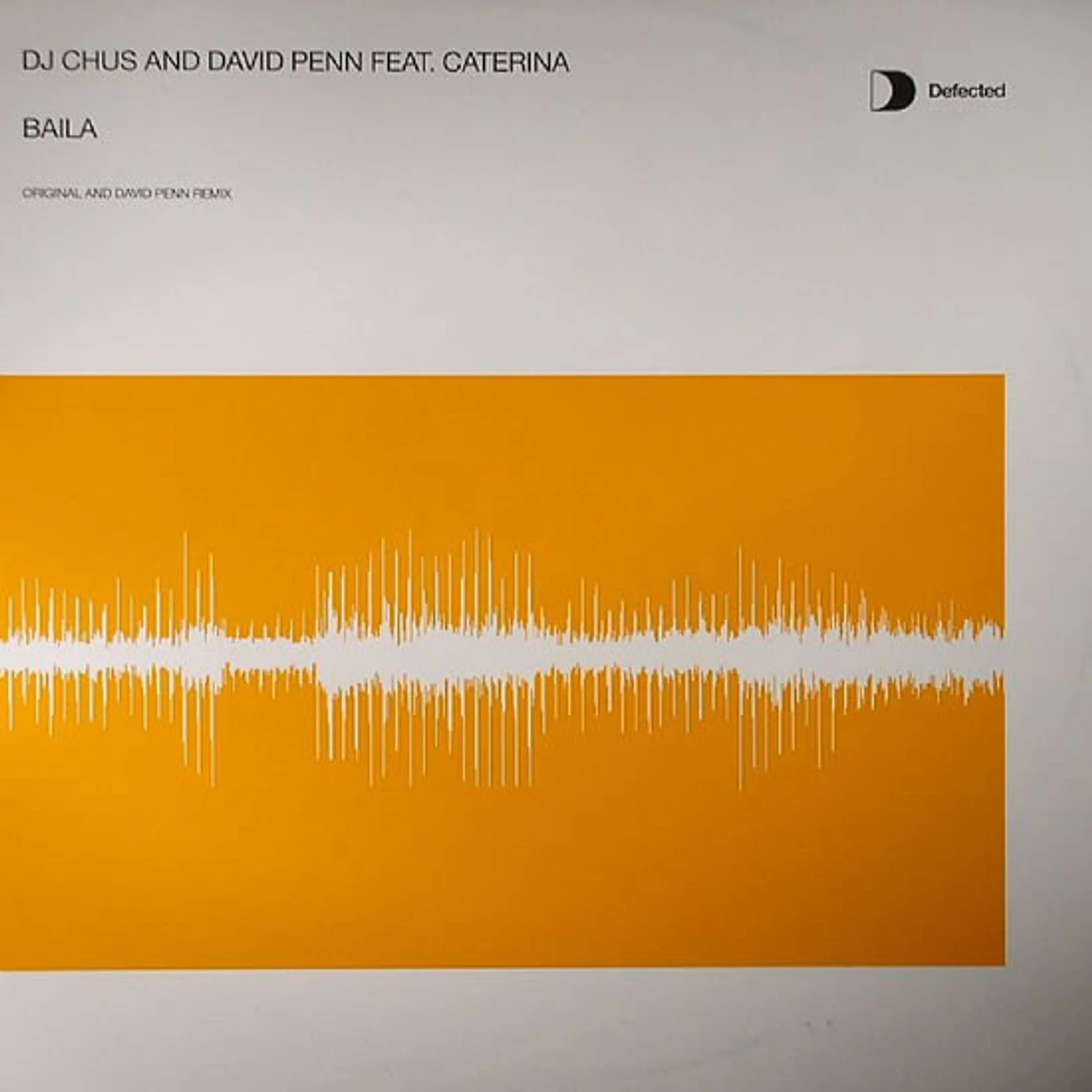 DJ Chus BAILA Vinyl Record - UK Release