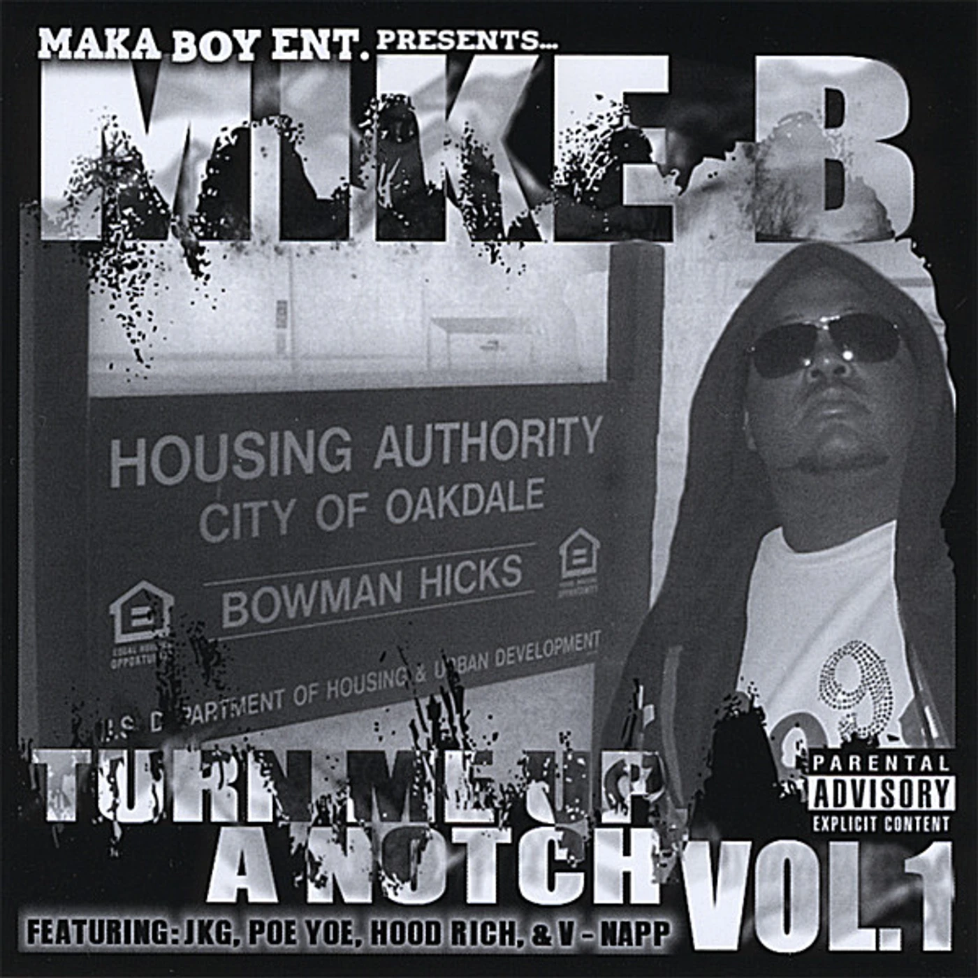 Mike B TURN ME UP A NOTCH VOL 1 CD