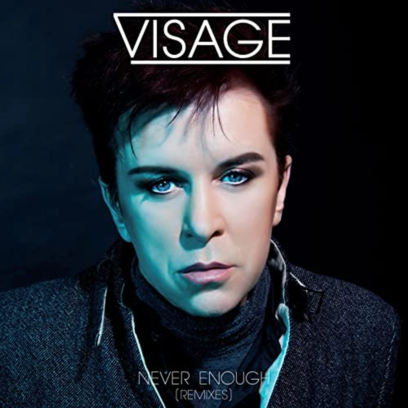 Visage NEVER ENOUGH (REMIXES) Vinyl Record - UK Release