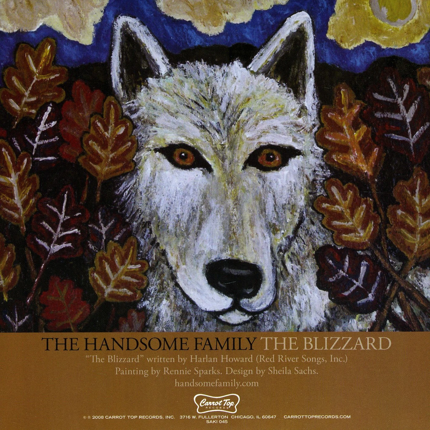 The Handsome Family DRUNK BY NOON / BLIZZARD Vinyl Record
