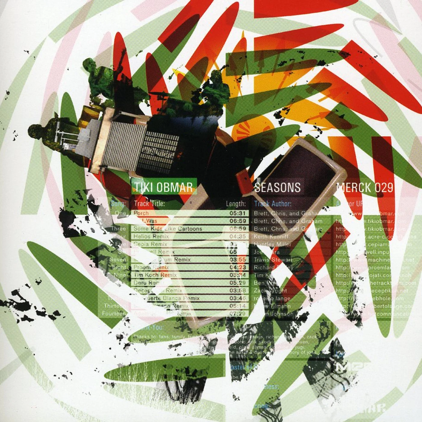 Tiki Obmar SEASONS CD