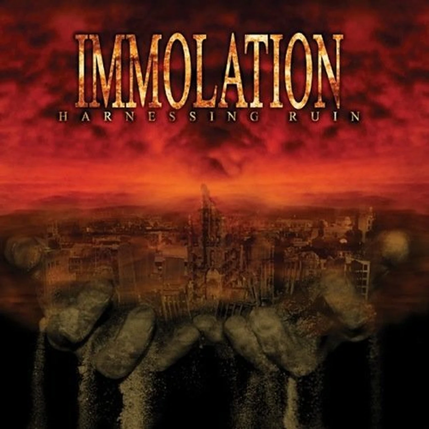 Immolation HARNESSING RUIN Vinyl Record - UK Release
