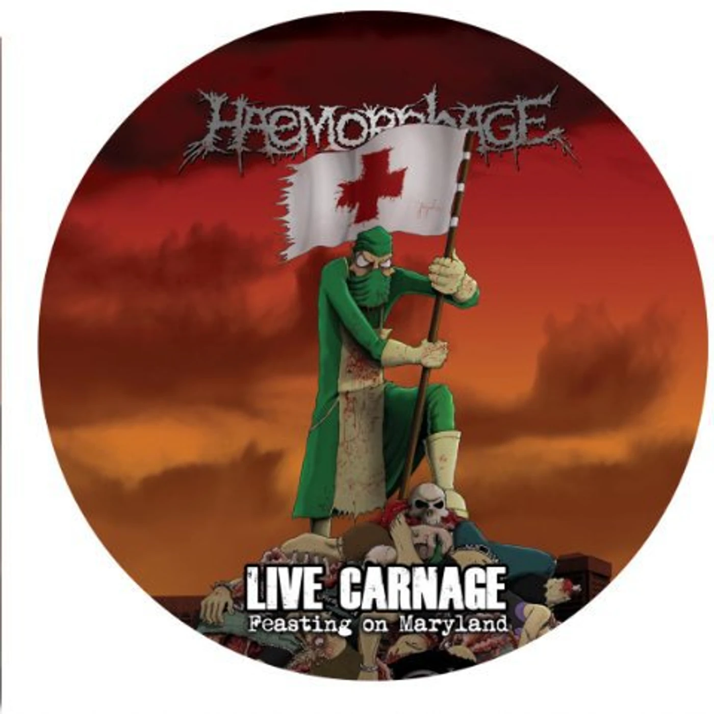 Haemorrhage LIVE CARNAGE FEASTING ON MARYLAND Vinyl Record