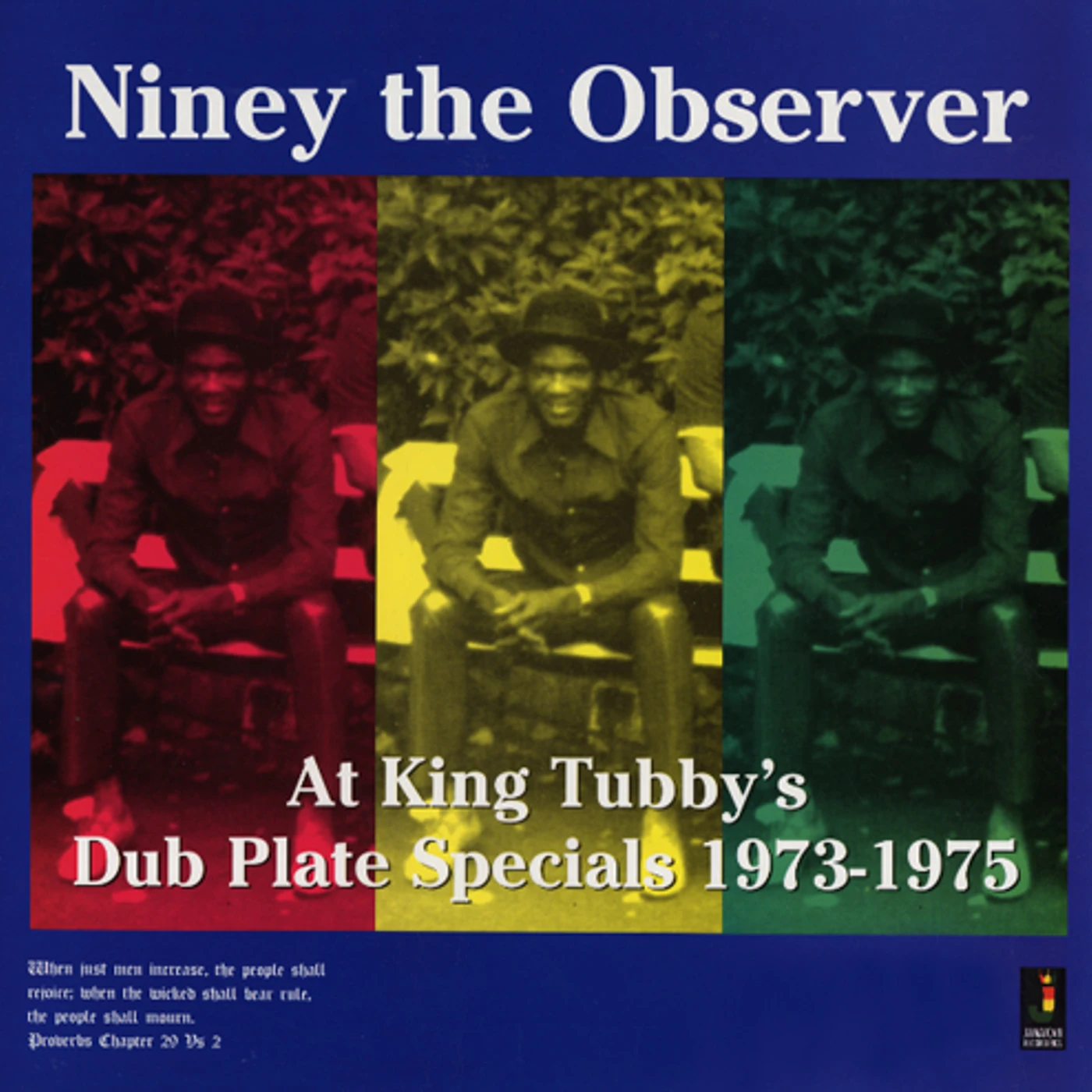 Niney The Observer AT KING TUBBYS Vinyl Record