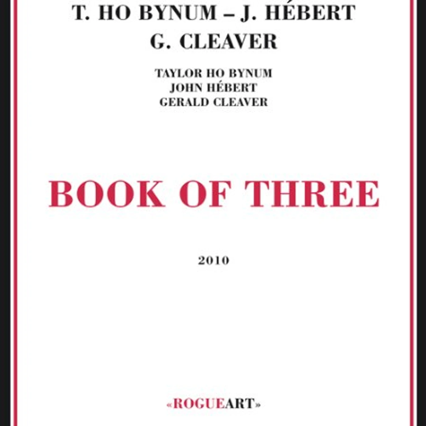 Taylor Ho Bynum BOOK OF THREE CD