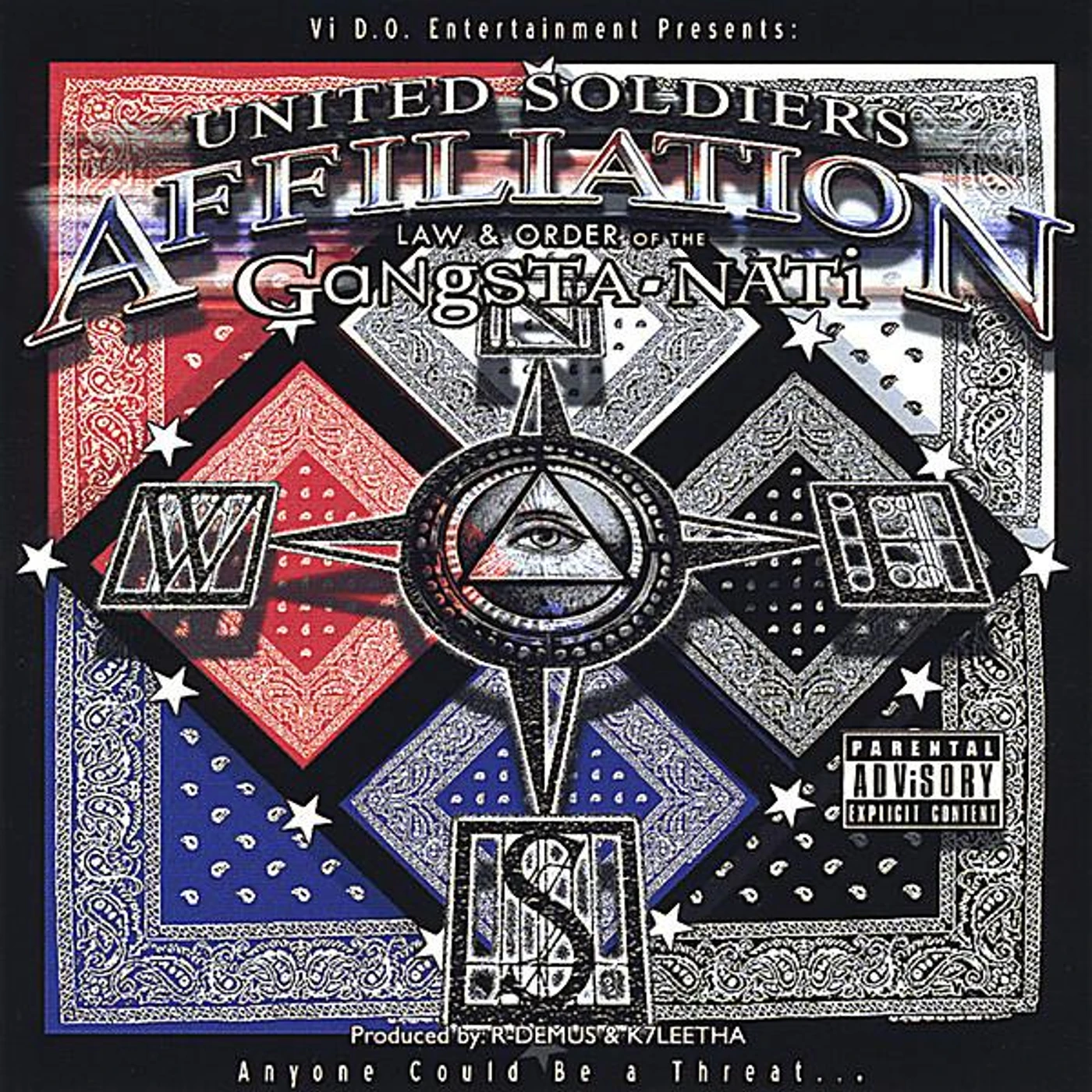 United Soldiers Affiliation LAW & ORDER OF THE GANGSTANATI CD