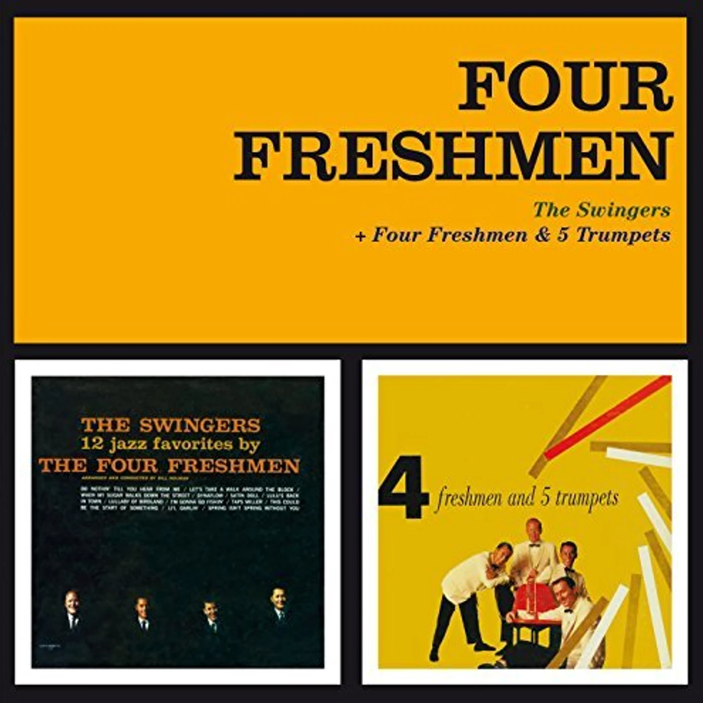 SWINGERS + The Four Freshmen & 5 TRUMPETS CD