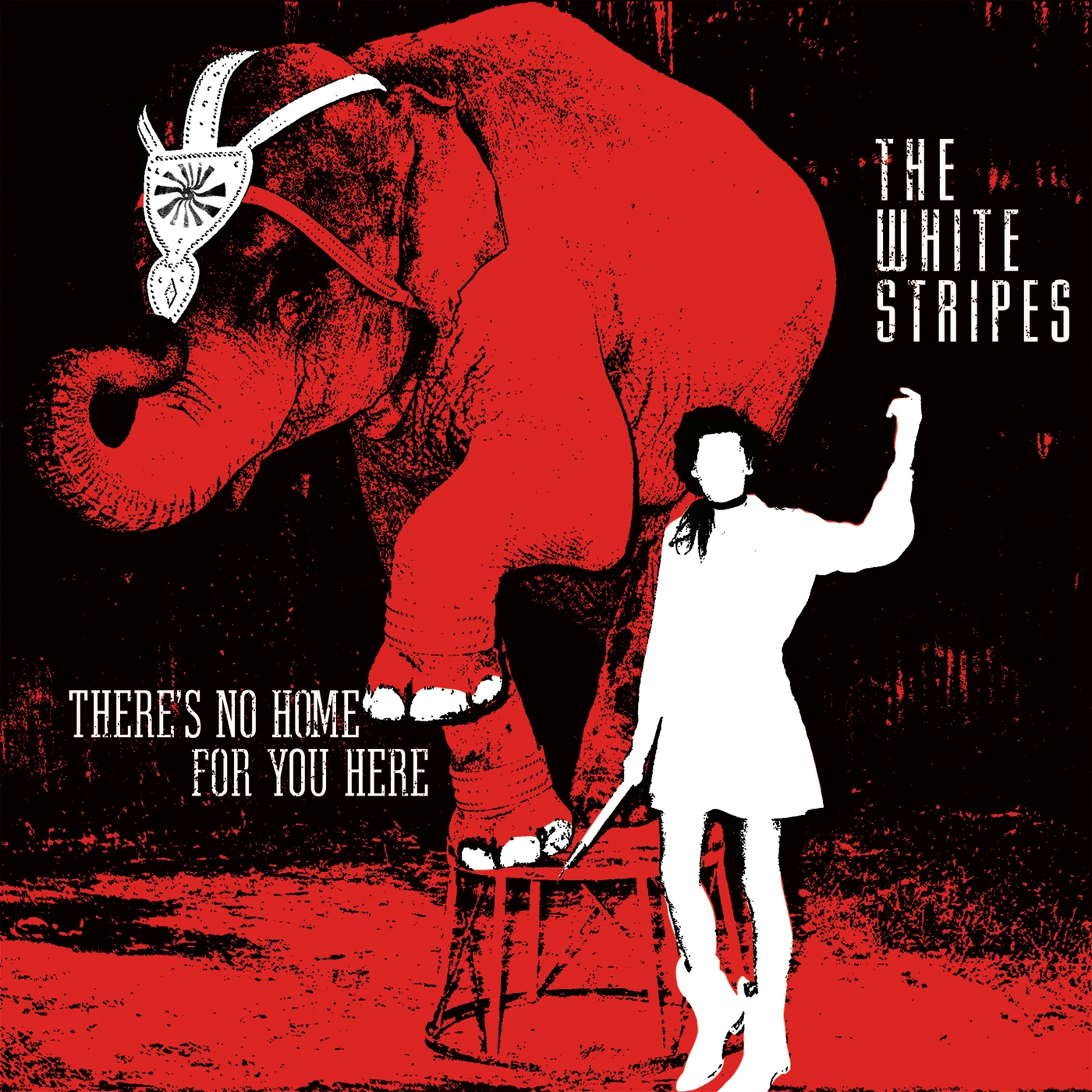 The White Stripes THERE'S NO HOME FOR YOU HERE / I FOUGHT PIRANHAS Vinyl Record