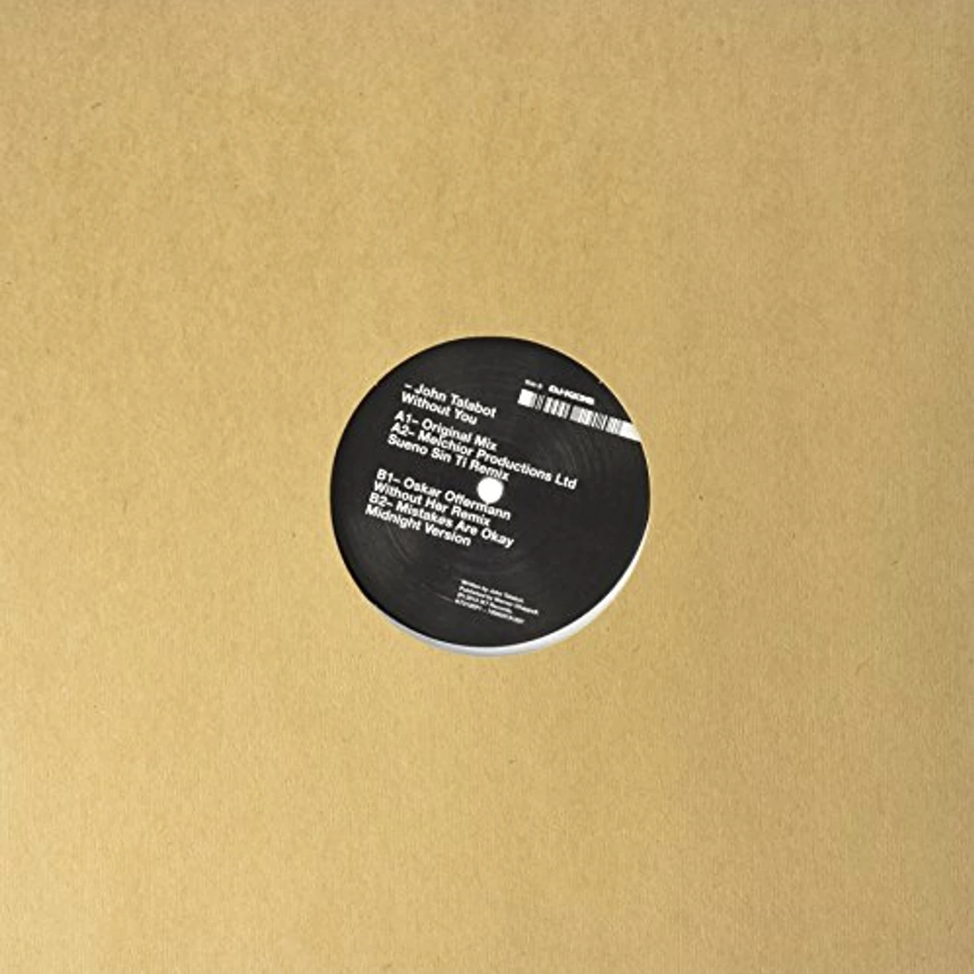 John Talabot Without You Vinyl Record