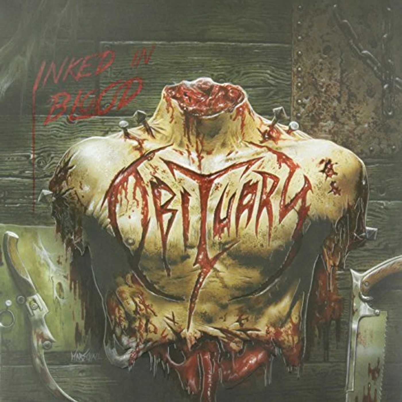 Obituary Inked In Blood Vinyl Record