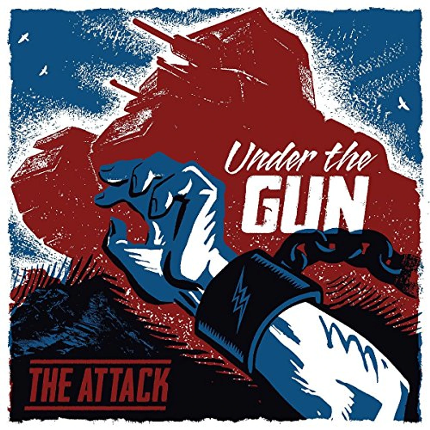 The Attack UNDER THE GUN Vinyl Record