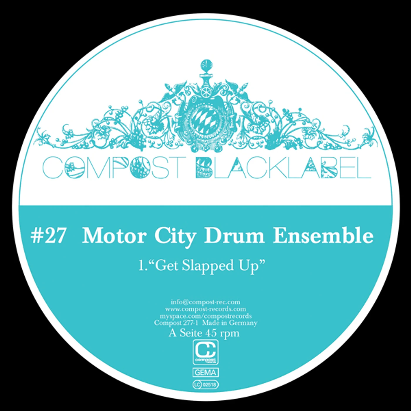 Motor City Drum Ensemble COMPOST BLACK LABEL 27 Vinyl Record