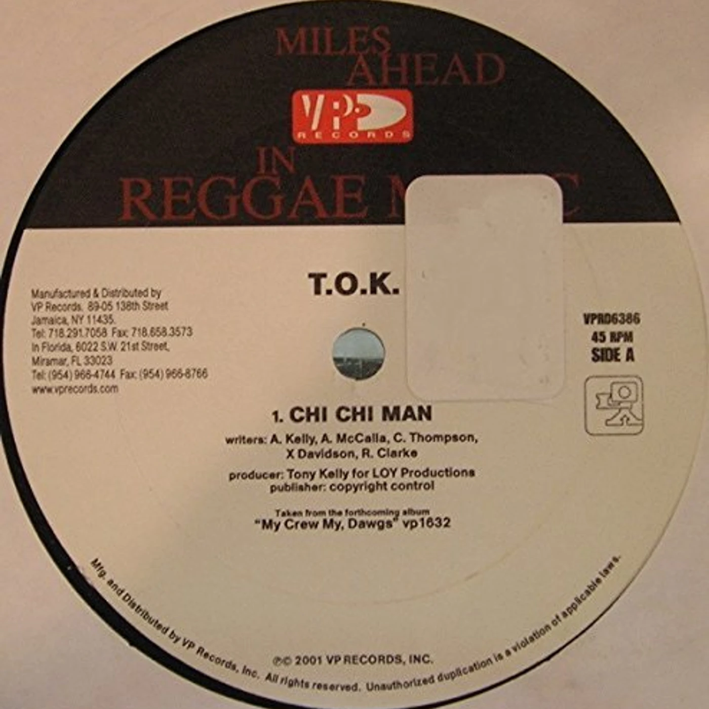 T.O.K. Chi Chi Man Vinyl Record