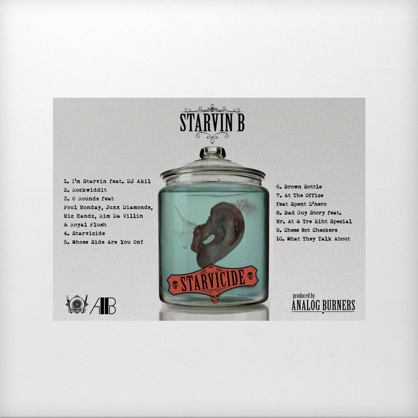 Starvin B Starvicide Vinyl Record