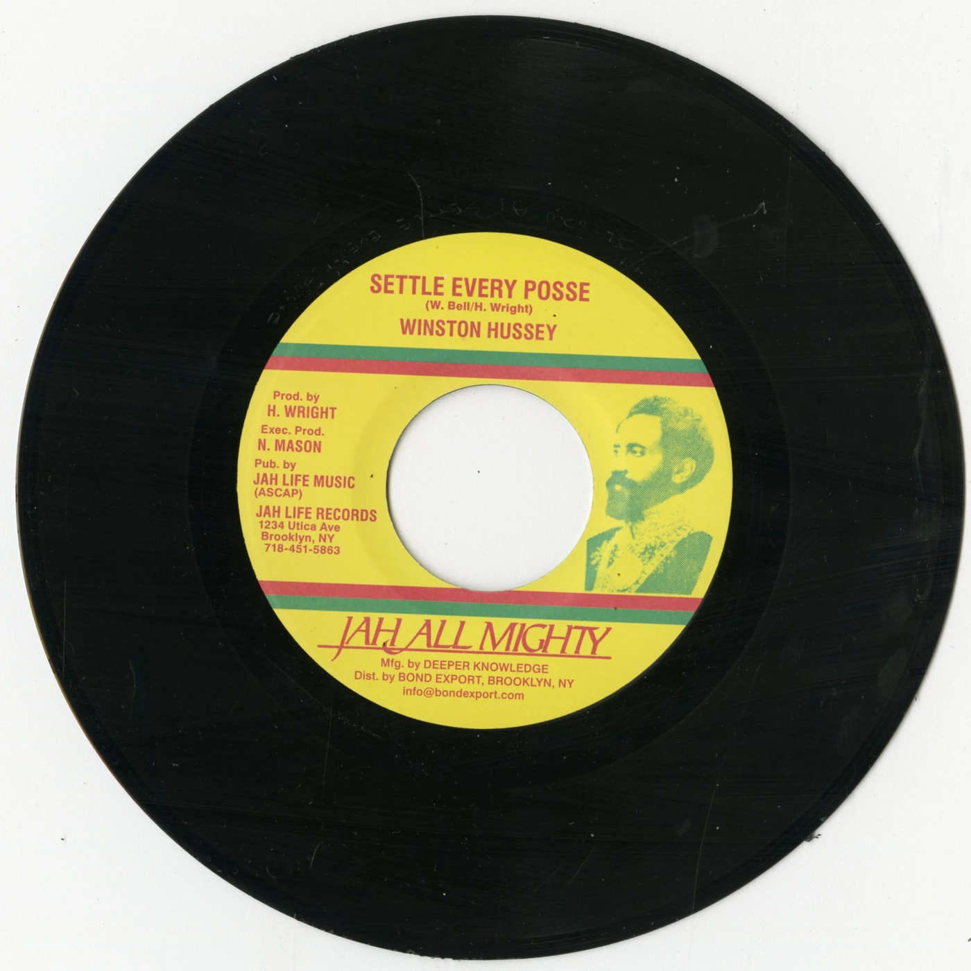 Winston Hussey SETTLE EVERY POSSE Vinyl Record
