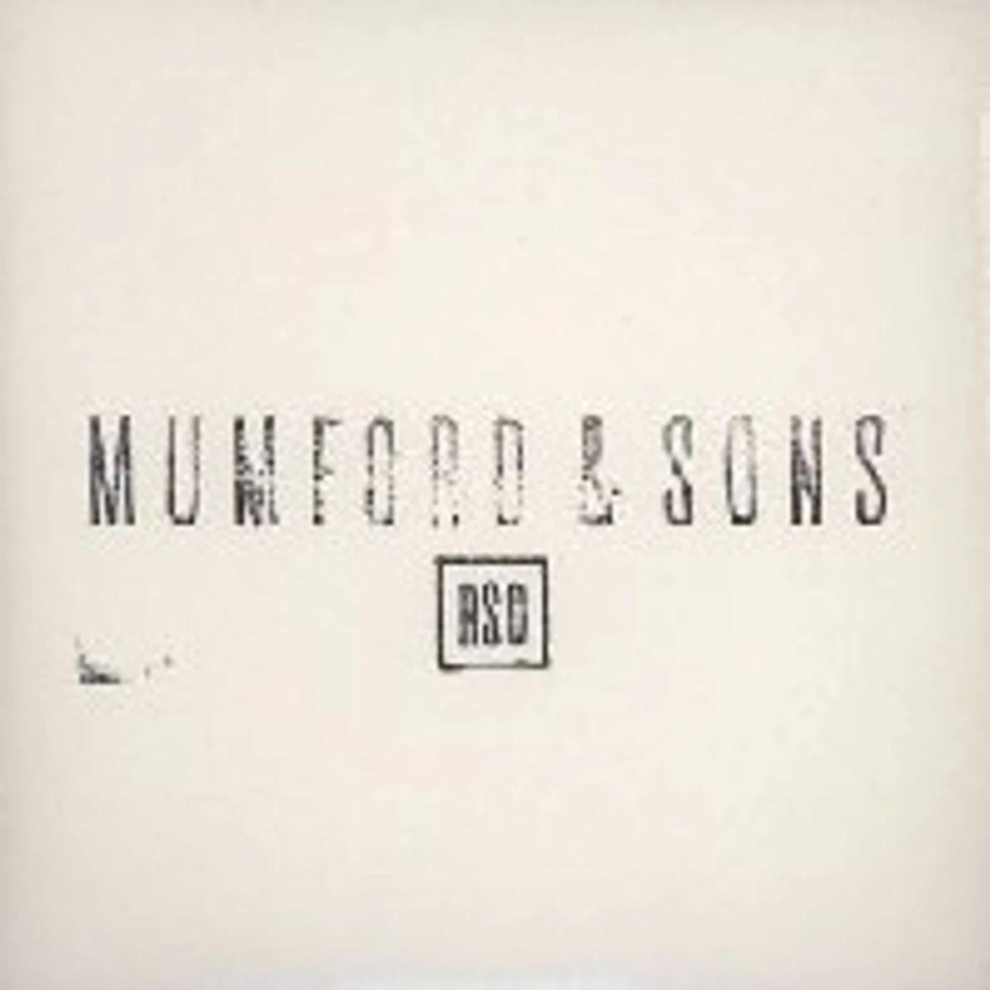 Mumford & Sons BELIEVE / THE WOLF Vinyl Record - UK Release
