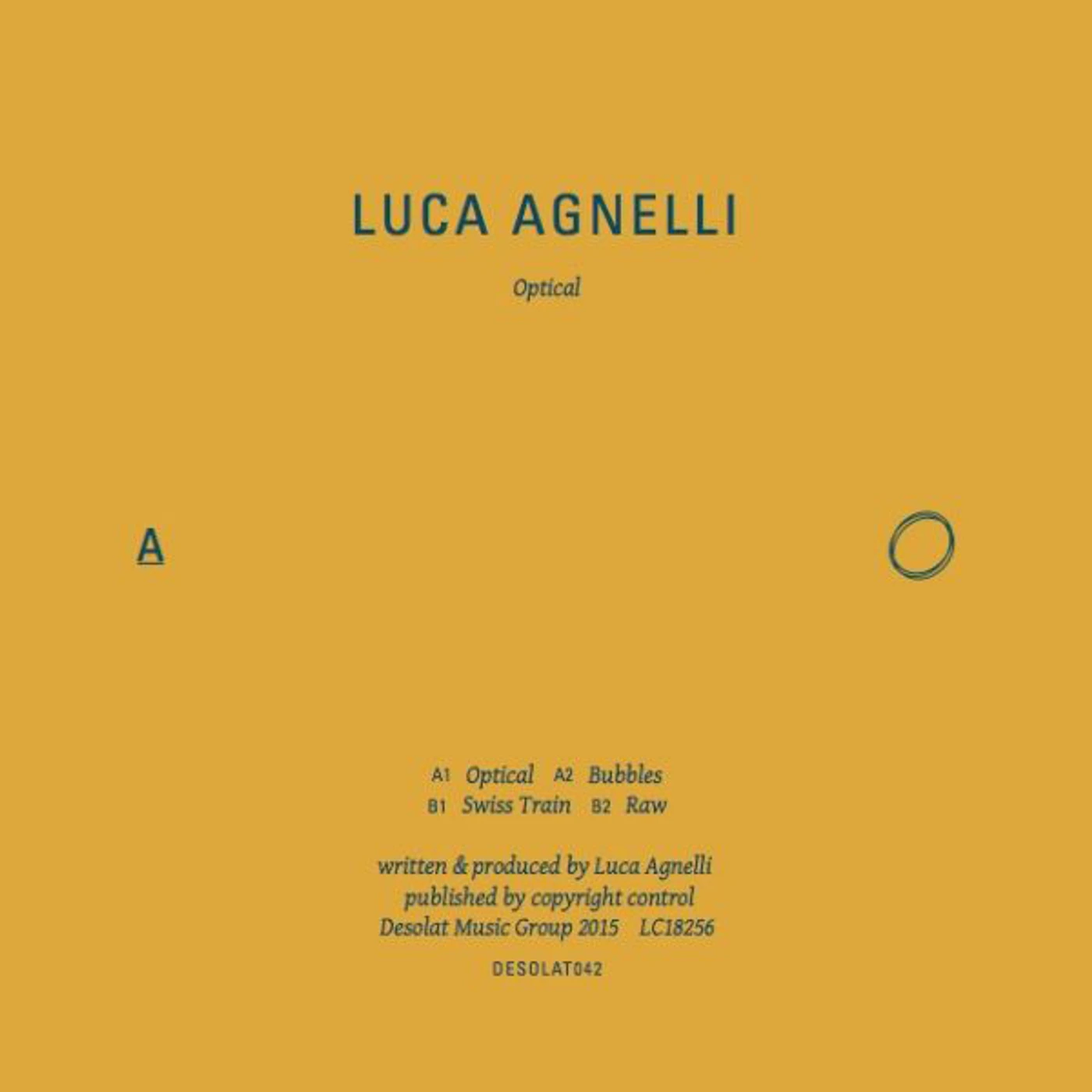 Luca Agnelli Optical Vinyl Record