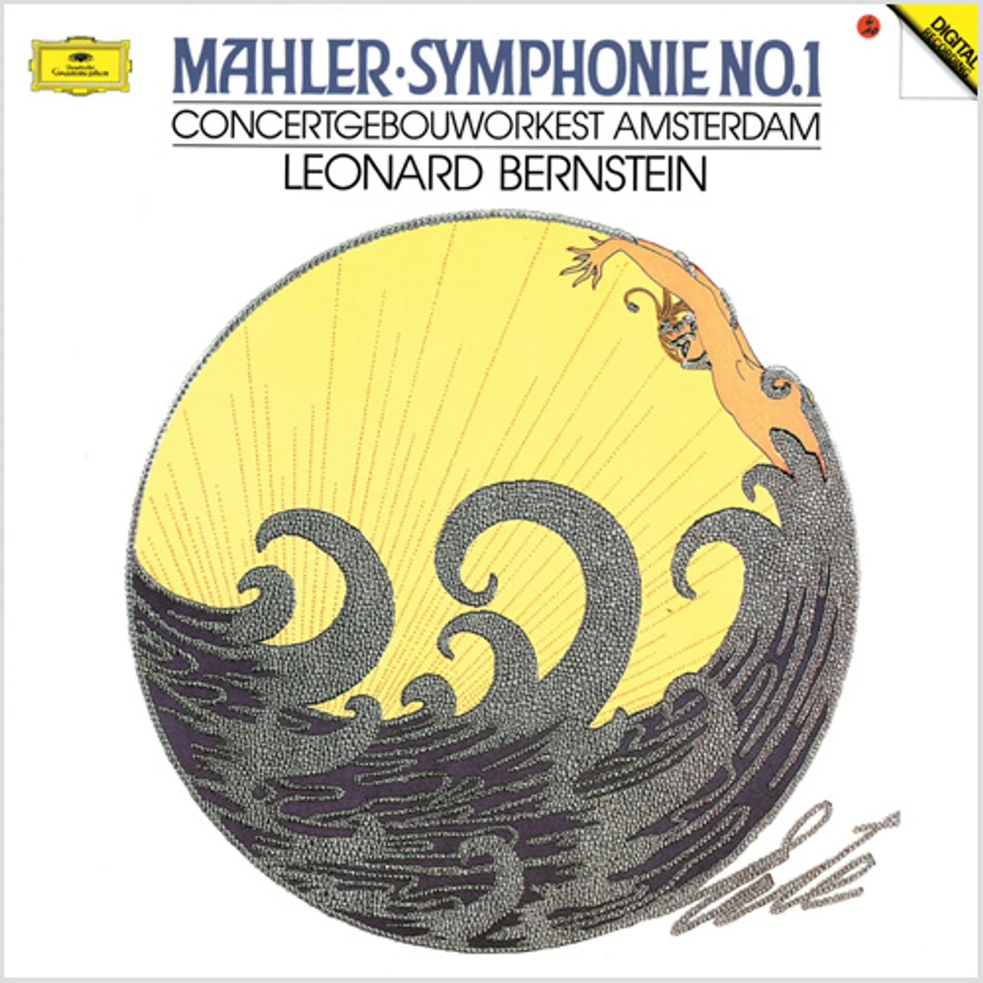 Leonard Bernstein MAHLER: SYMPHONY NO. 1 (HK) Vinyl Record