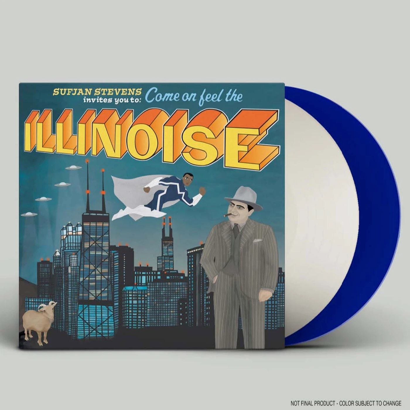 Sufjan Stevens ILLINOIS: SPECIAL 10TH ANNIVERSARY BLUE MARVEL EDI Vinyl Record