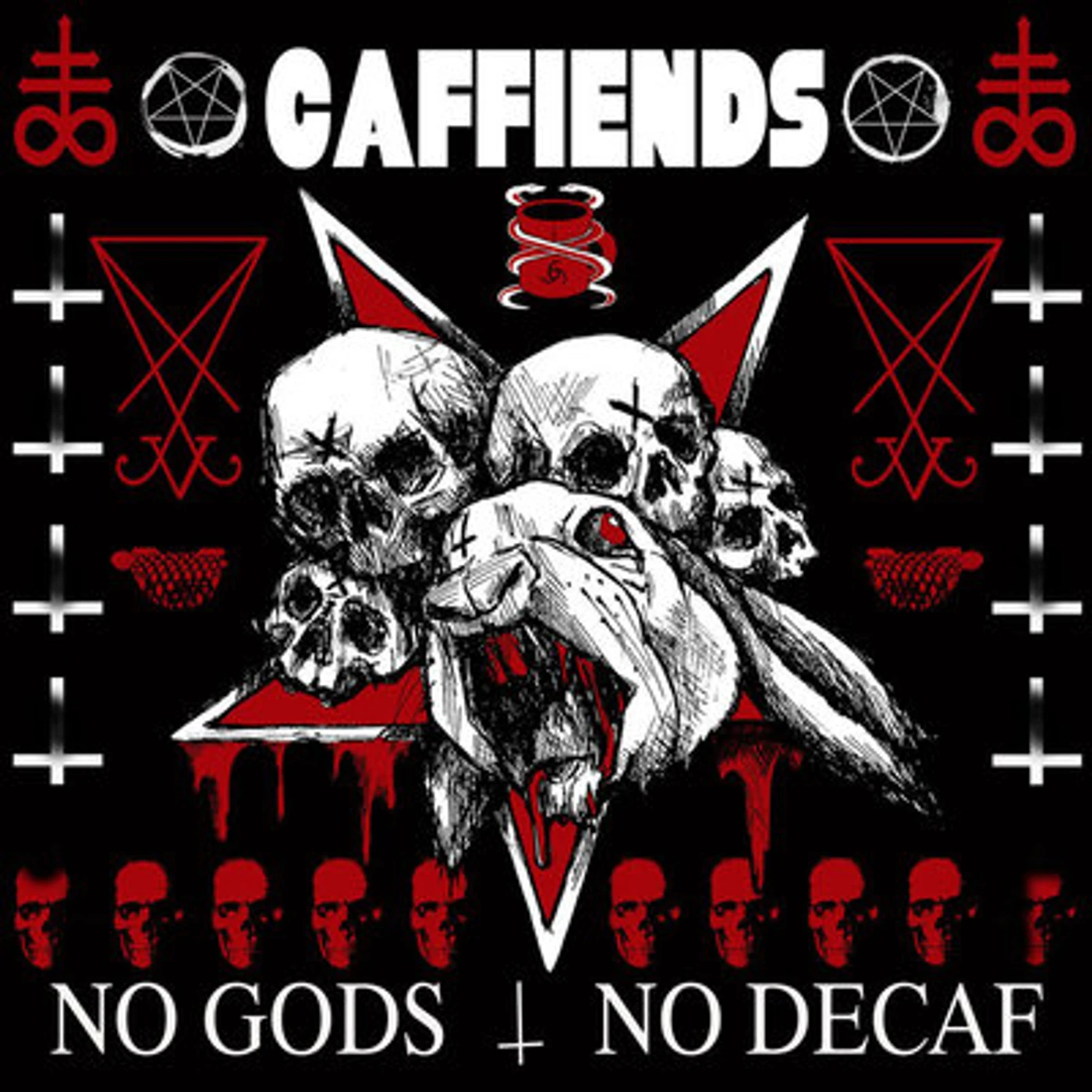 Caffiends NO GODS NO DECAF Vinyl Record - Digital Download Included