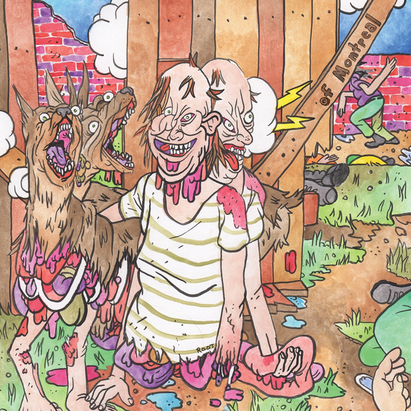of Montreal CHINESE ROCKS / EITHER WAY I LOSE Vinyl Record