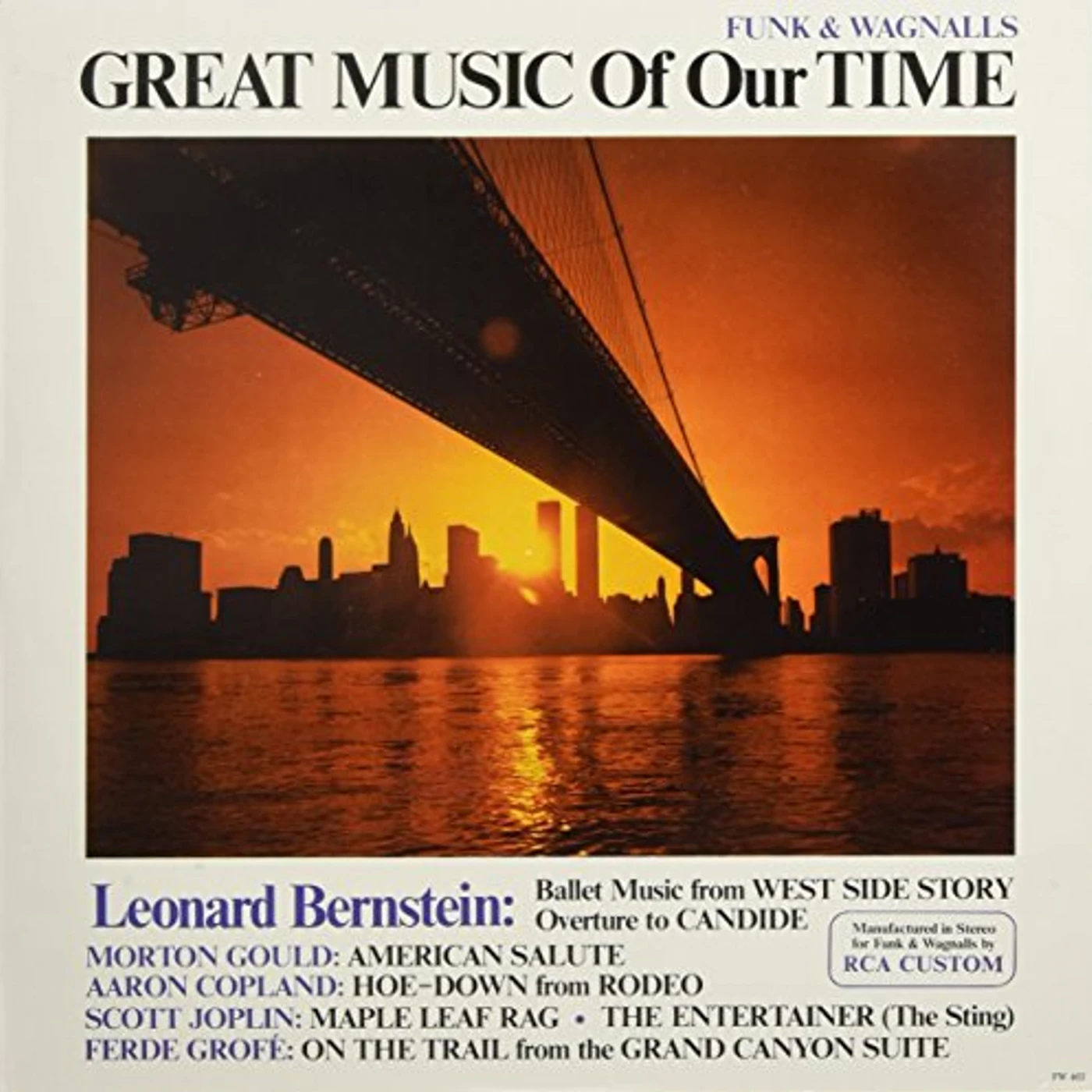 Leonard Bernstein OVERTURE TO CANDIDE / BALLET MUSIC FROM WESTSIDE Vinyl Record