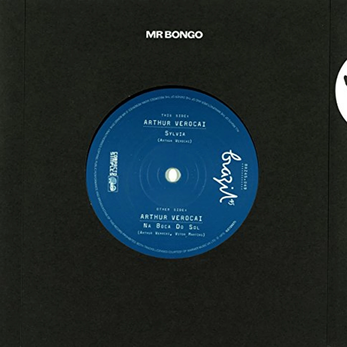 Arthur Verocai SYLVIA / NA BOCA DO SOL Vinyl Record