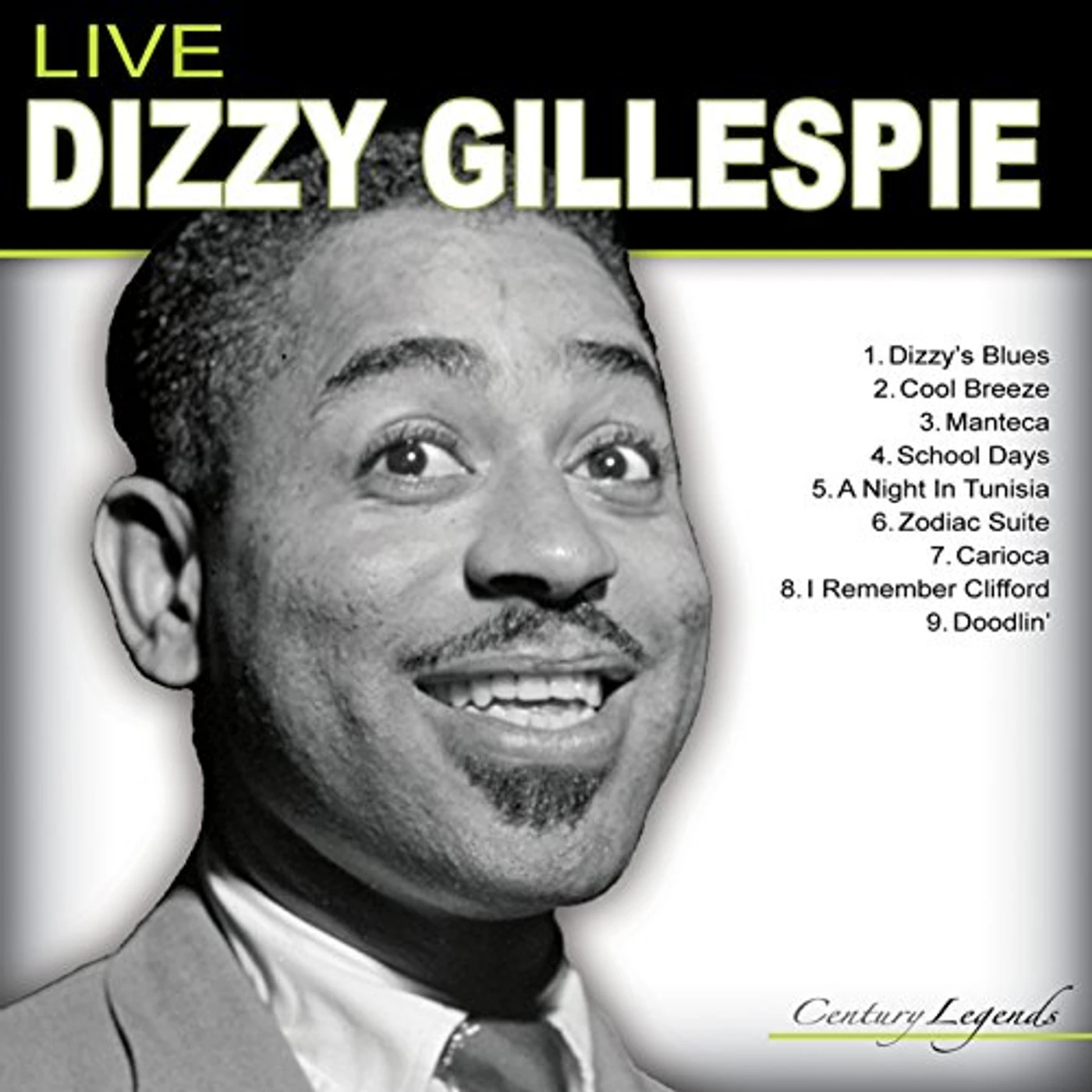 DIZZY GILLESPIE LIVE CD