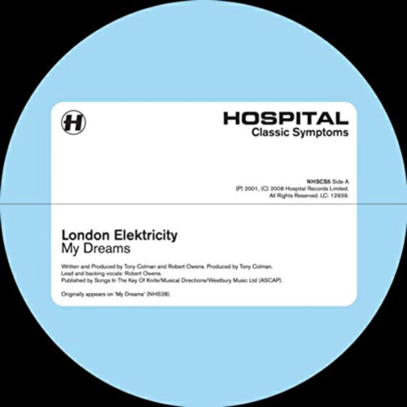 London Elektricity Classic Symptoms 5 Vinyl Record