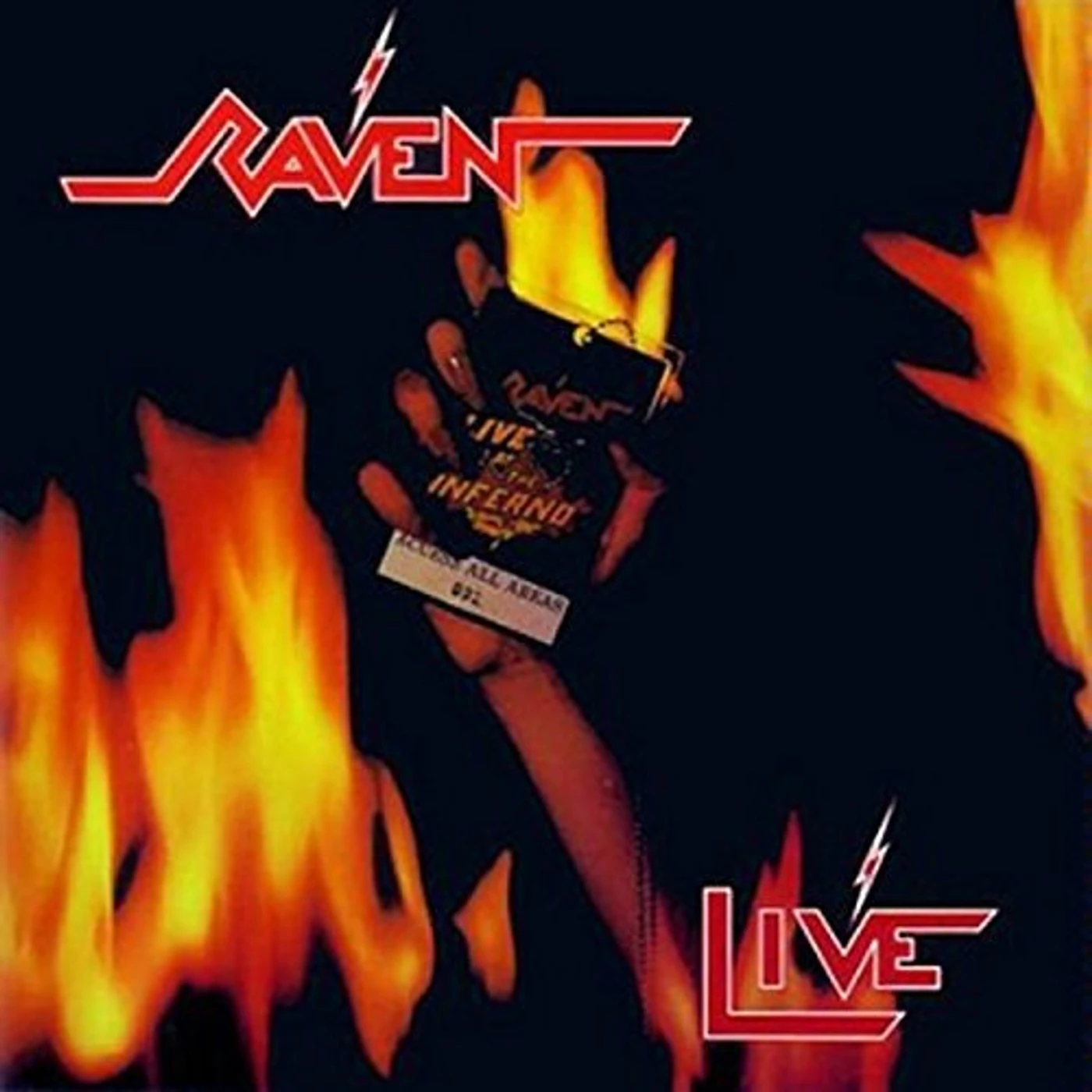Raven Live At The Inferno Vinyl Record