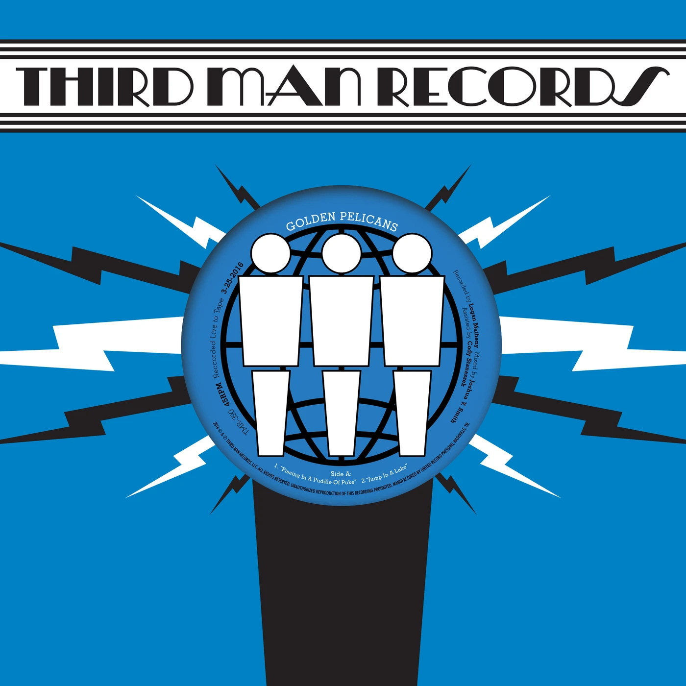 Golden Pelicans LIVE AT THIRD MAN RECORDS Vinyl Record