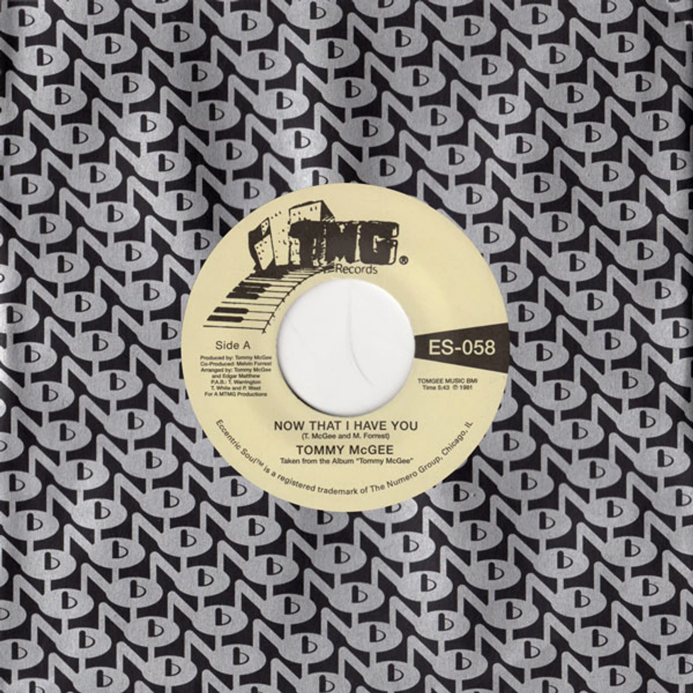 Tommy Mcgee NOW THAT I HAVE YOU / STAY WITH ME Vinyl Record