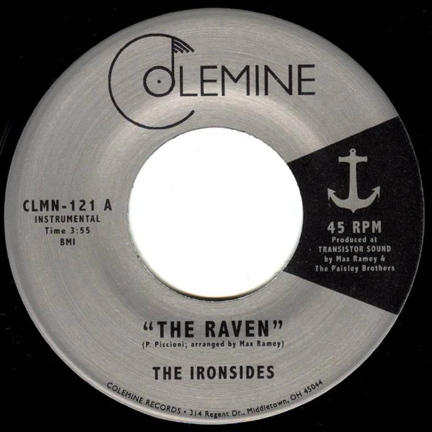 Ironsides RAVEN / SONG FOR ADRIAN Vinyl Record