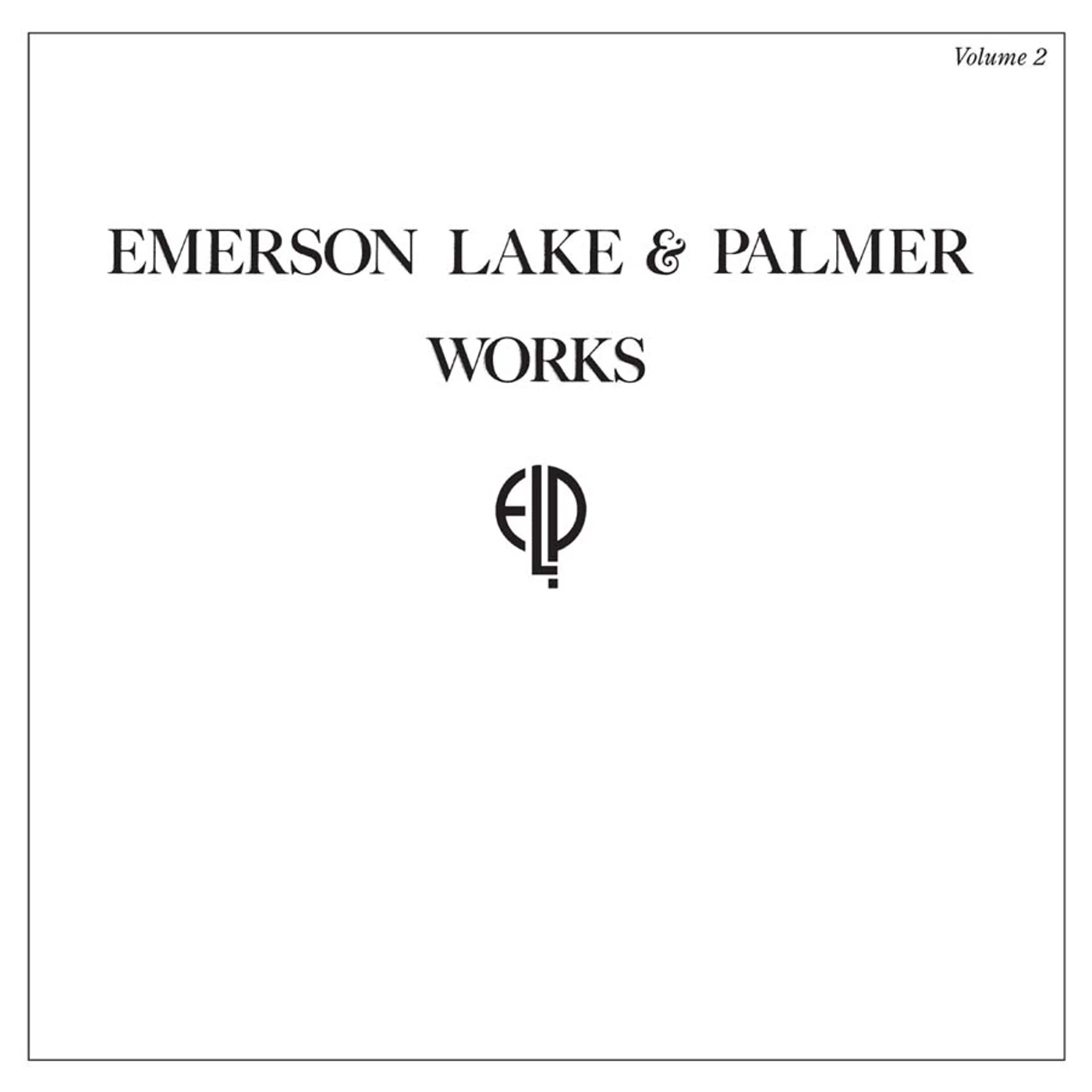 Emerson, Lake & Palmer WORKS VOLUME 2 CD