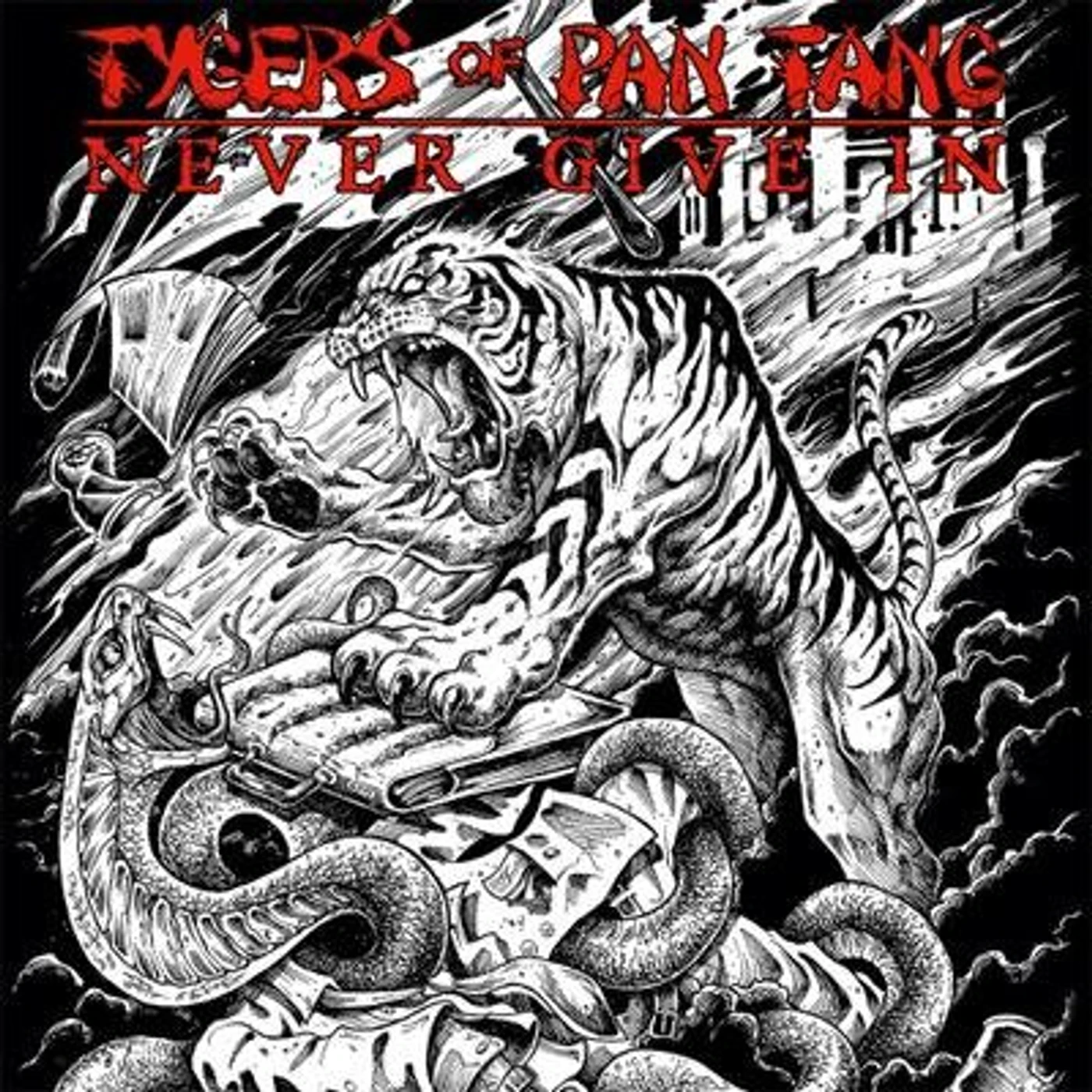 Tygers Of Pan Tang Never Give In Vinyl Record