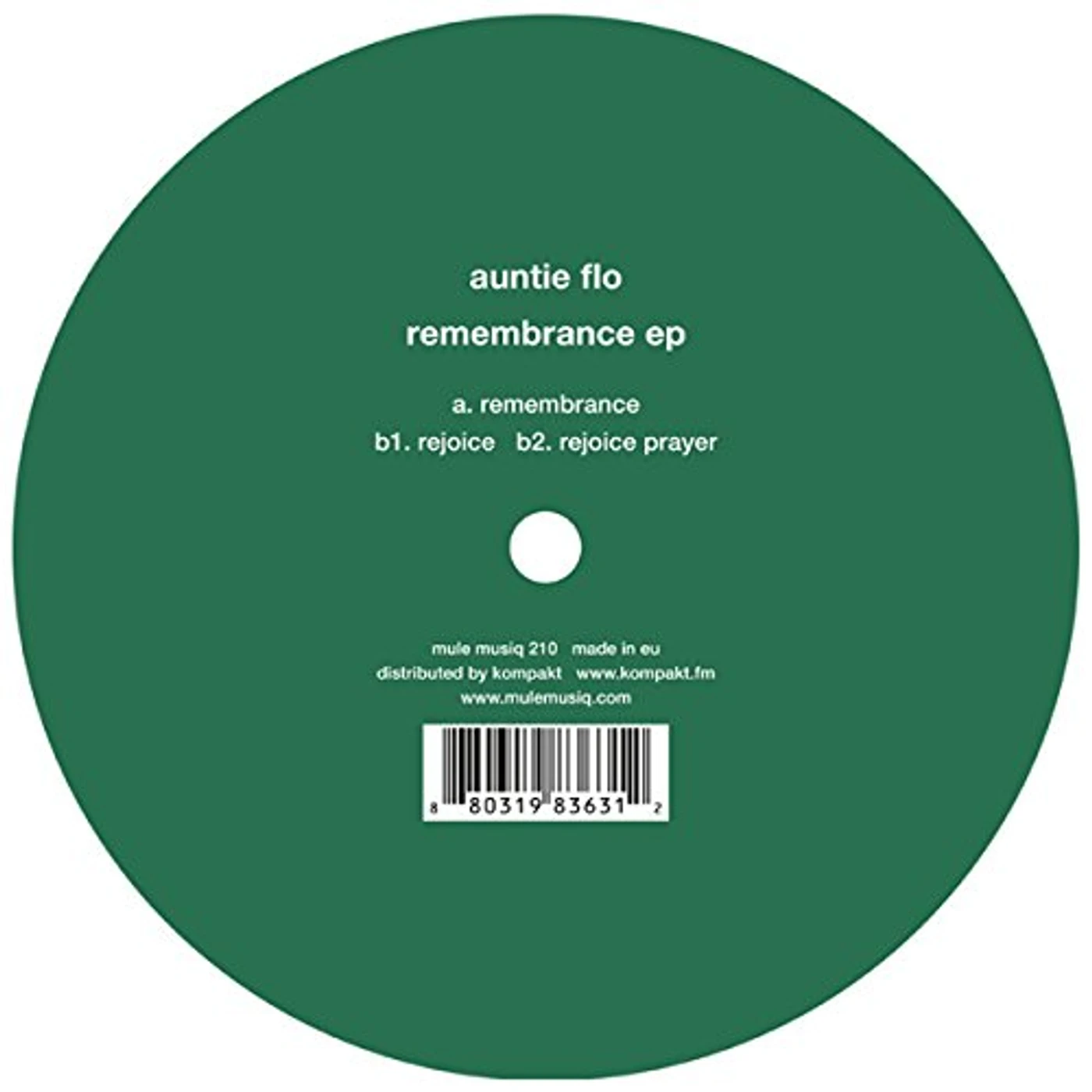 Auntie Flo Remembrance Vinyl Record