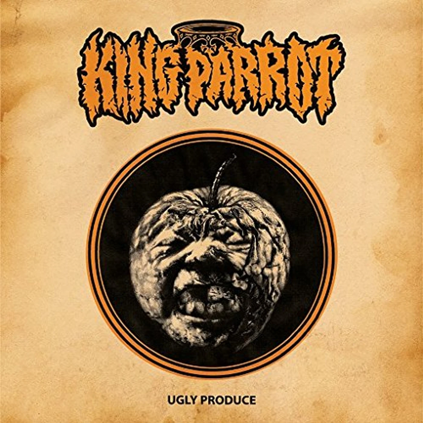 King Parrot UGLY PRODUCE (ORANGE & BLACK SPLATTER VINYL) Vinyl Record