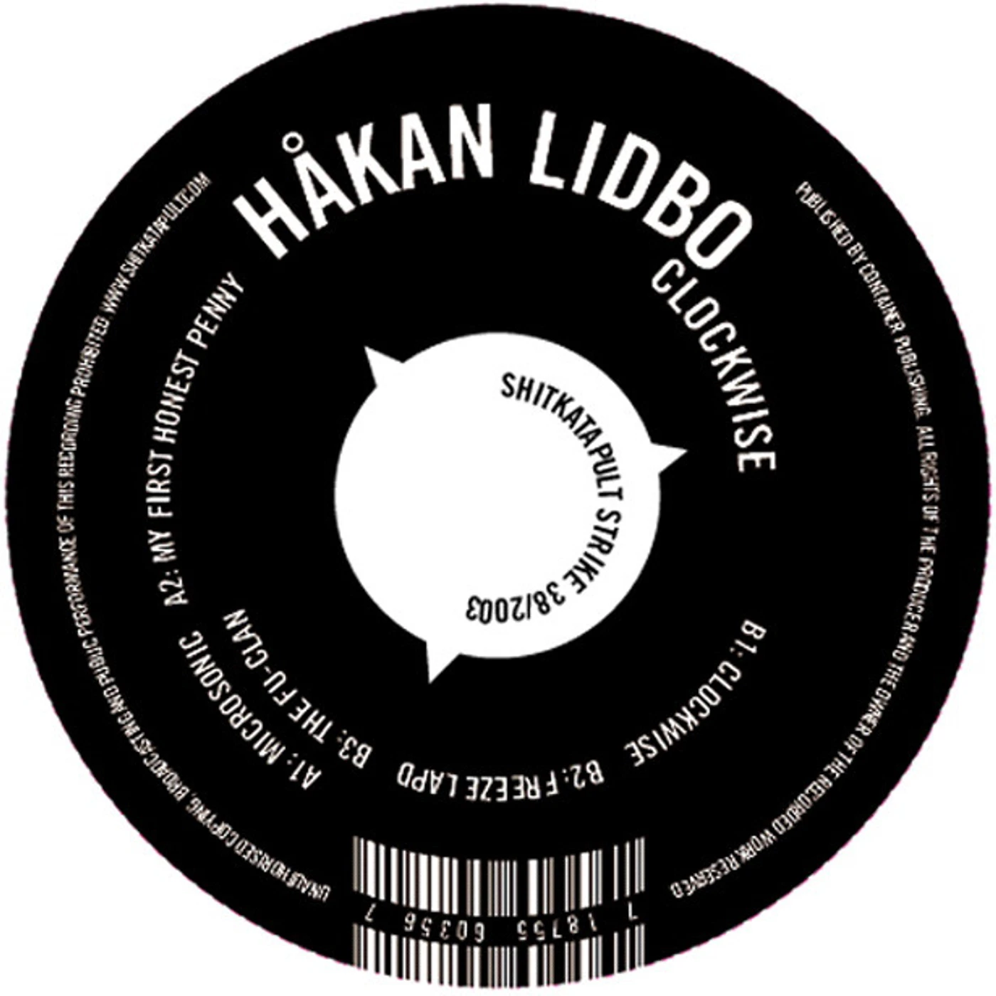 Håkan Lidbo Clockwise Vinyl Record
