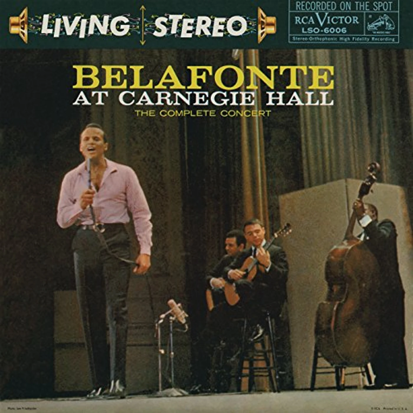 Harry Belafonte BELAFONTE AT CARNEGIE HALL Vinyl Record