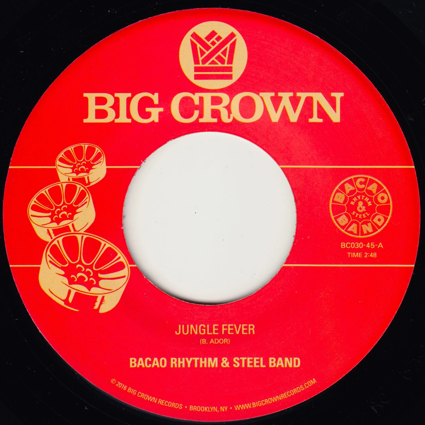 Bacao Rhythm & Steel Band JUNGLE FEVER / TENDER TRAP Vinyl Record