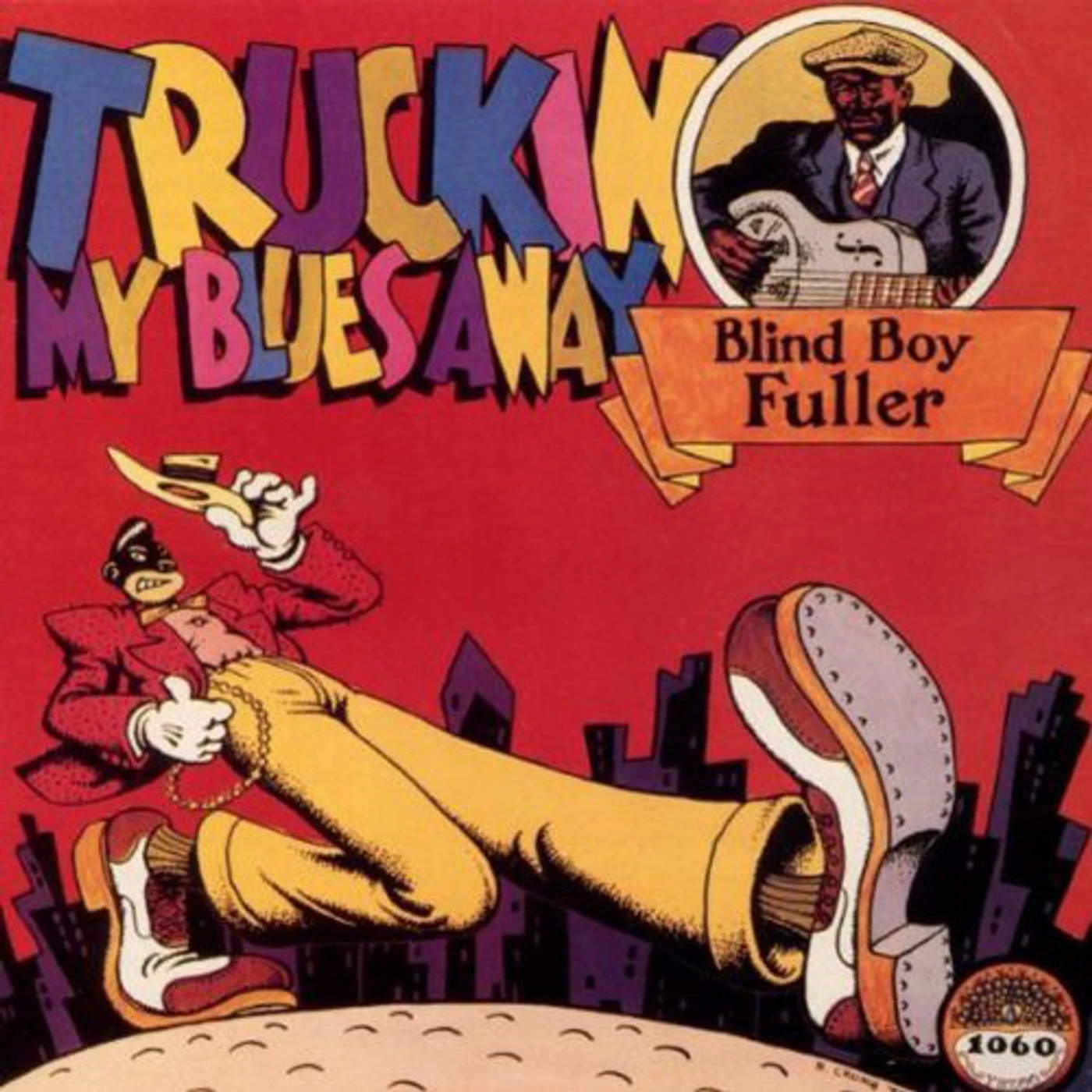 Blind Boy Fuller TRUCKIN MY BLUES AWAY Vinyl Record