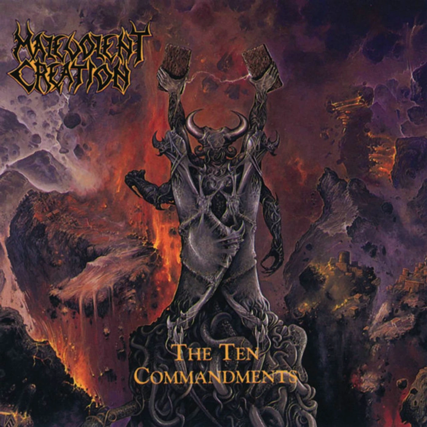 Malevolent Creation TEN COMMANDMENTS Vinyl Record