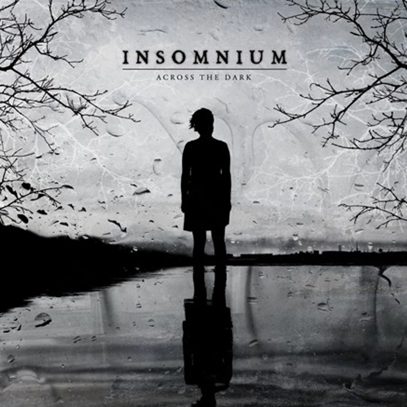 Insomnium ACROSS THE DARK - Limited Edition Silver Colored Vinyl Record