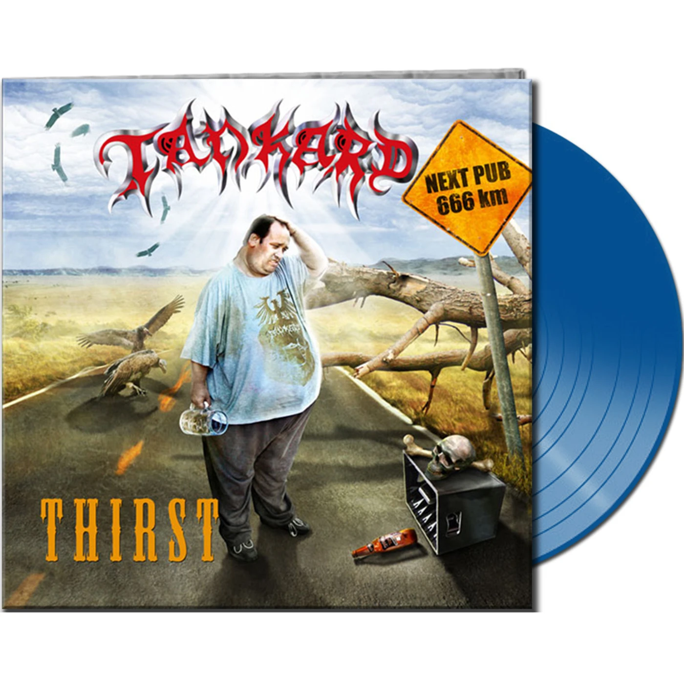 Tankard THIRST (CLEAR BLUE VINYL) Vinyl Record