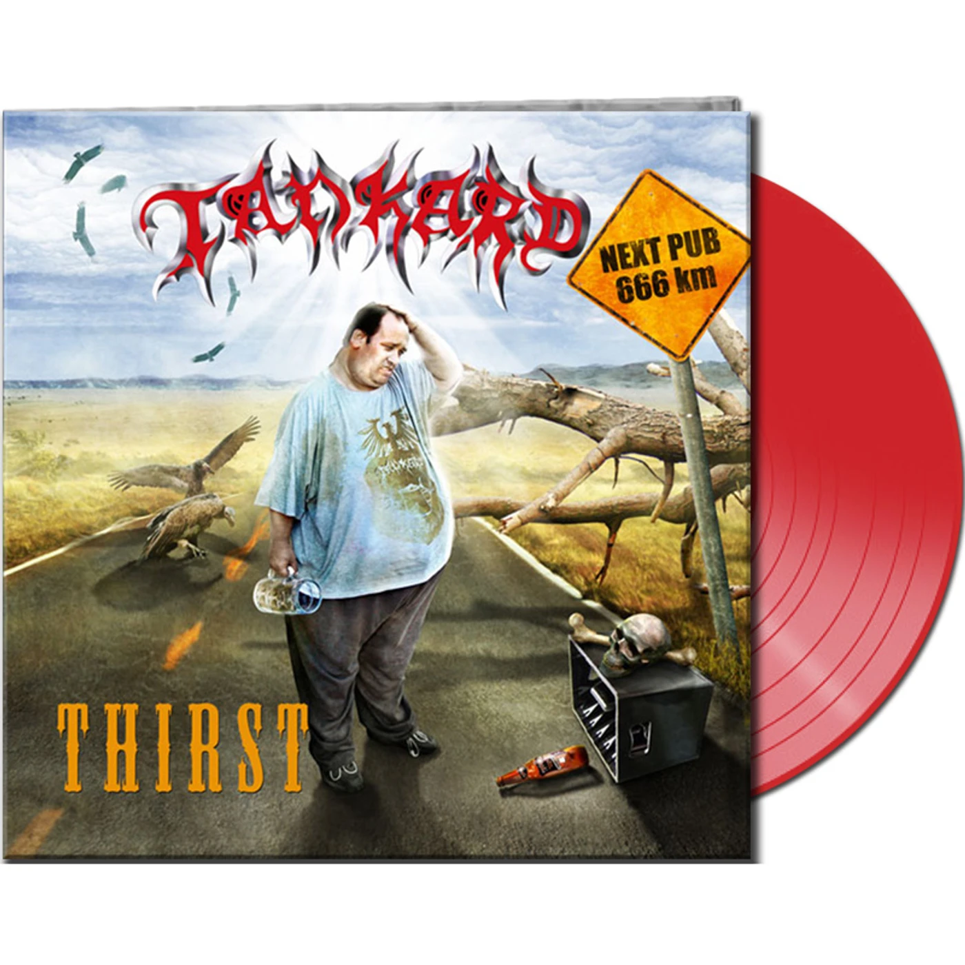 Tankard THIRST (CLEAR RED VINYL) Vinyl Record