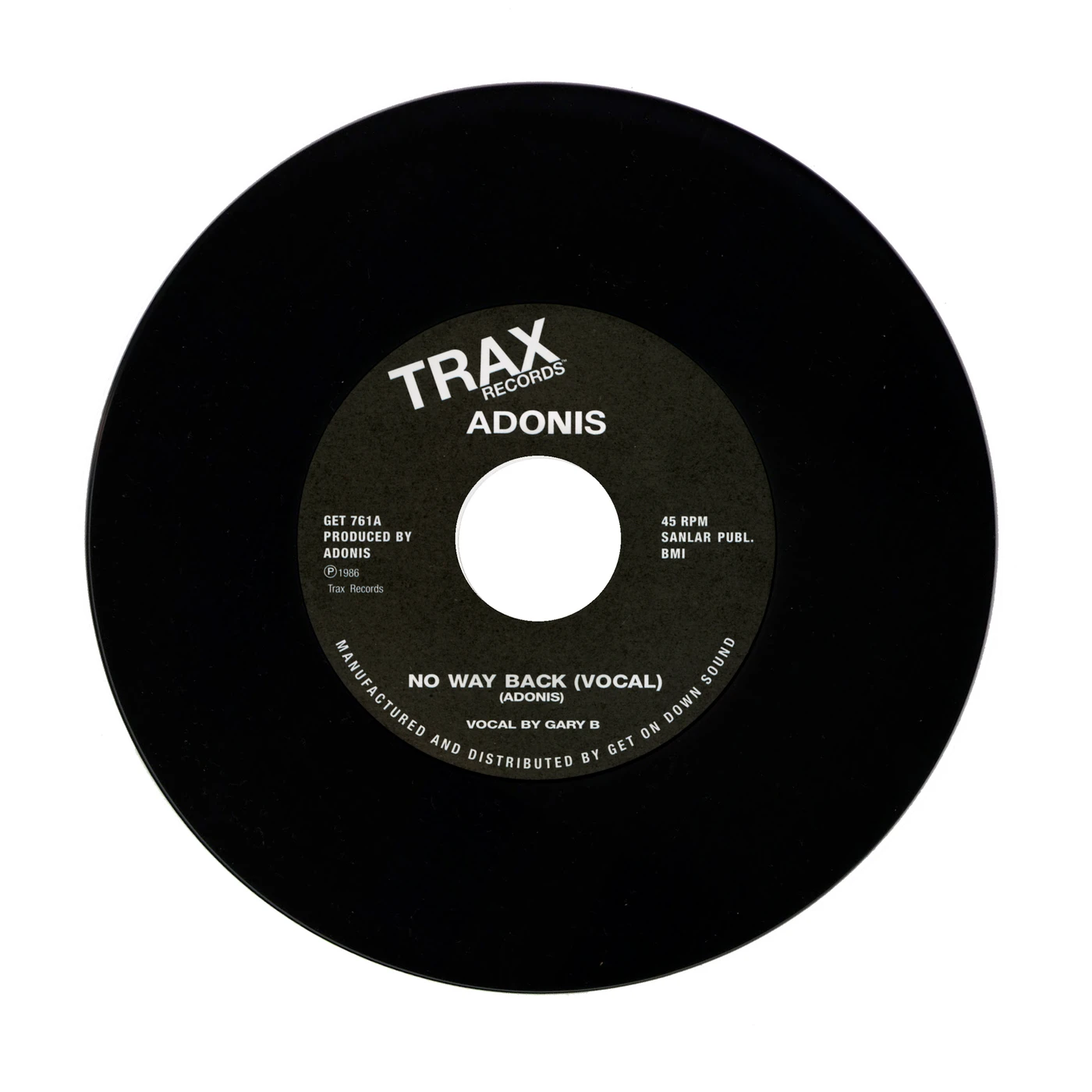 Adonis No Way Back Vinyl Record