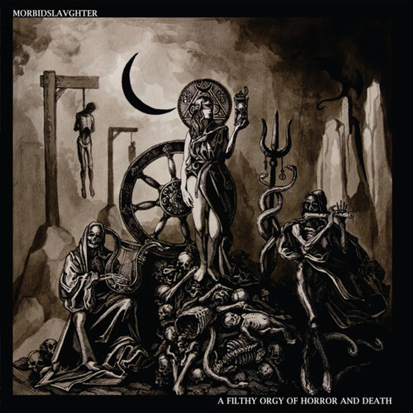 Morbid Slaughter FILTHY ORGY OF HORROR AND DEATH Vinyl Record
